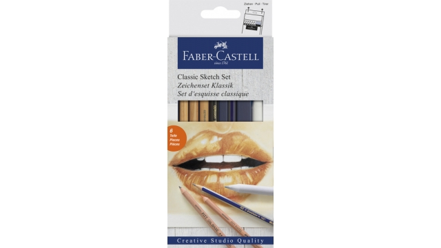 Faber Castell FC-114004 Potloodset Faber-Castell Classic 6-delig