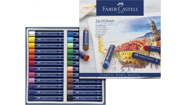 Faber Castell FC-127024 Oliepastels Creative Studio Etui A 24 Stuks.