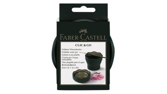 Faber Castell FC-181520 Watercup Clic & Go Donkergroen