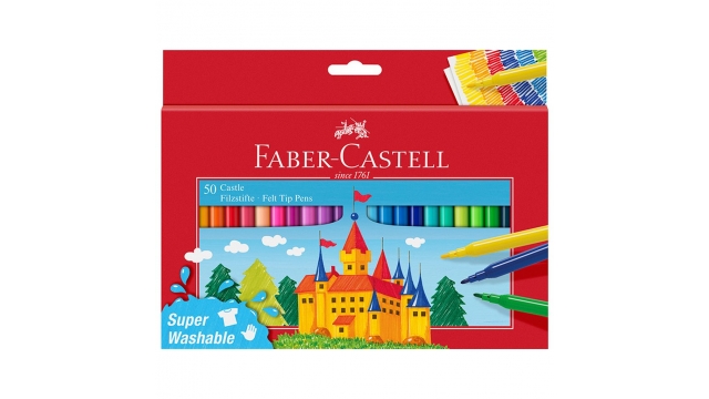 Faber Castell FC-554204 Viltstiften 50 Stuks