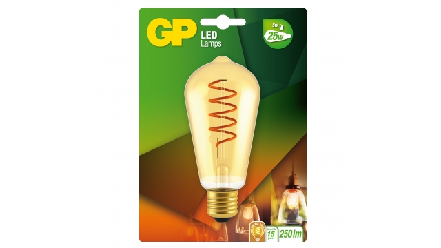 GP Lighting Gp Led Spiralflame St64 5w E27