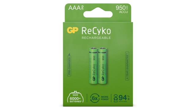GP Recyko Gp Oplaadbaar Batterij Aaa A2 950mah