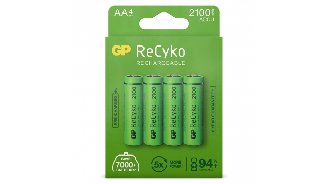 GP Recyko Gp Oplaadbaar Batterij Aa A4 2100mah