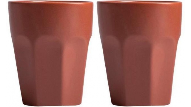 Gusta Mok Tarra 2Stuks Aardewerk Ø 7,5cm x 9,5cm
