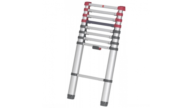 Hailo T80 Aluminium Telescoopladder 9 Treden 94-264 cm