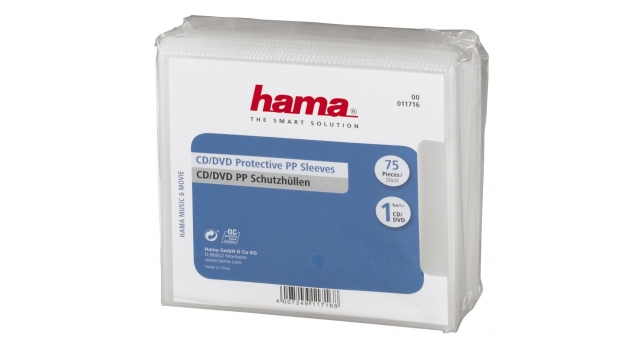 Hama Cd/Dvd Pp-Sl.75-Pack Tp