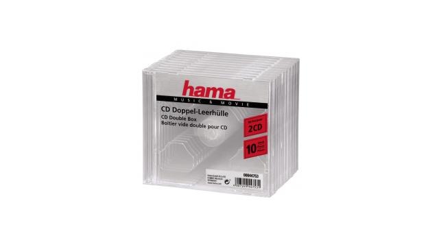 Hama CD Dubbel Box Transpirant 10 Pak