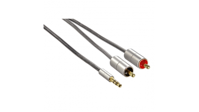 Hama Audio Cable 3.5Jack-2Rca Alu Line/1M