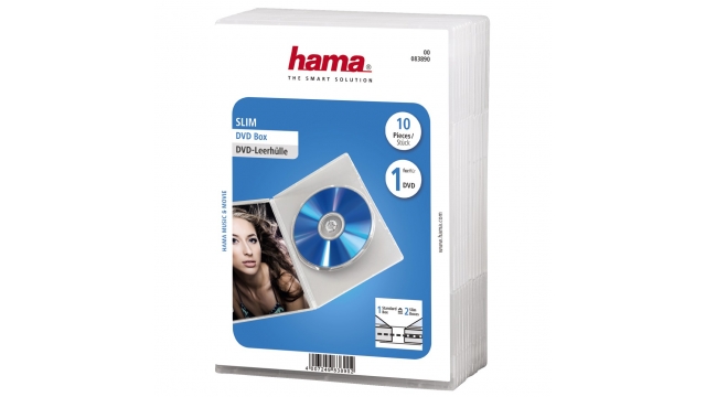 Hama DVD Jewel Case 10-pack