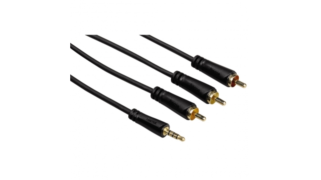 Hama Audio/video Kabel 3,5mm Jack - 3 Cinch 1,5m 3 Ster