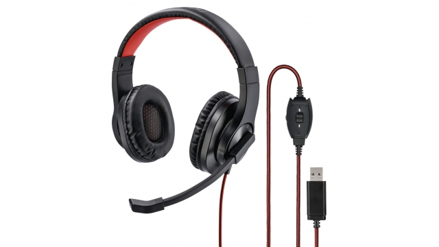 Hama PC-Office-headset HS-USB400 Stereo Zwart