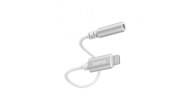 Hama Lightning-adapter Naar 3,5-mm-audio-aansluiting Wit