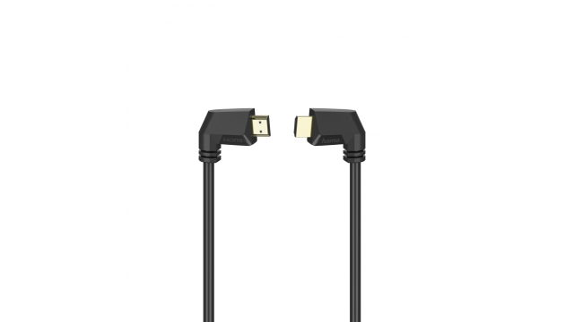 Hama High Speed HDMI™-kabel Connector - Connector 90° Ethernet Verguld 1,5 M