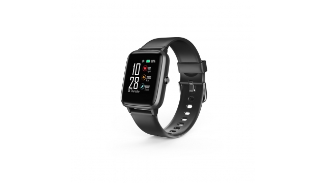 Hama Smartwatch Fit Watch 5910 GPS Waterdicht Hartslag Calorieën Zwart