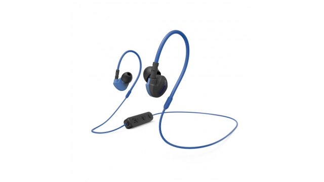 Hama Bluetooth®-koptelefoon Freedom Athletics In-ear Microfoon Zwart/blauw