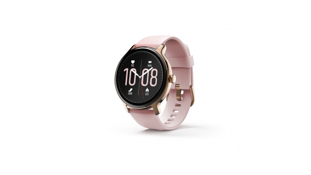 Hama Smartwatch Fit Watch 4910 Waterdicht Hartslag Zuurstofgeh. Bloed Rosé