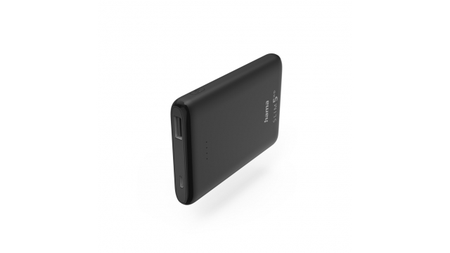 Hama Power Pack SLIM 5HD 5000mAh Uitgang: USB-A Zwart