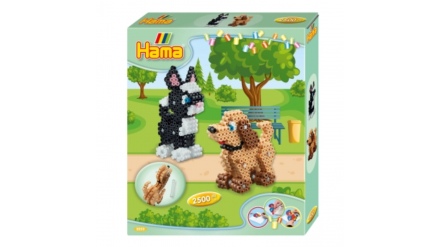 Hama Strijkkralen 3D Honden 2500 Stuks