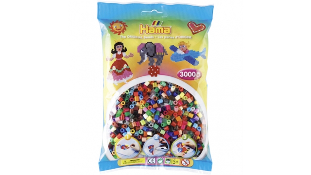 Hama Strijkkralen Totale Mix 3000 Stuks