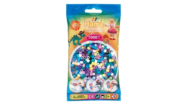 Hama Strijkkralen Pastel Mix 1000 Stuks