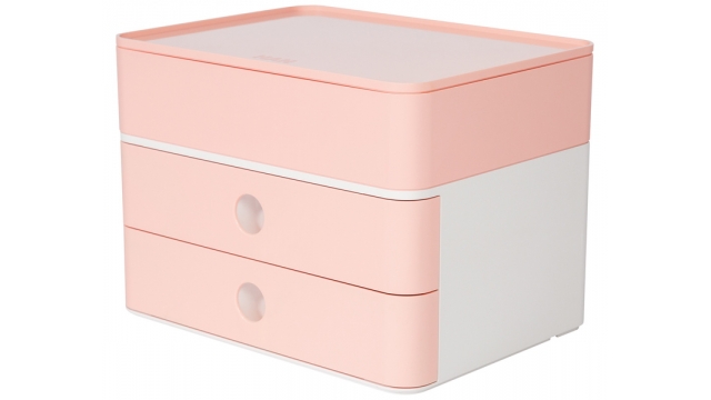 HAN HA-1100-86 Smart-box Plus Allison 2 Lades En Box Flamingo Roze