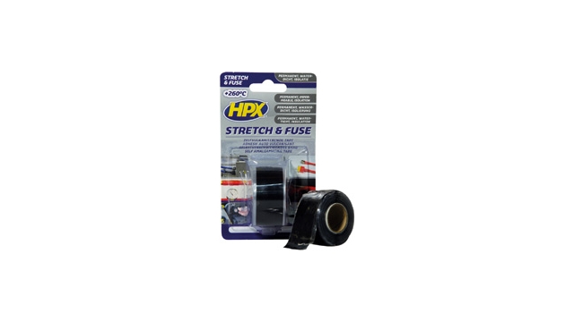 HPX Stretch&fuse Tape Zwart 3m