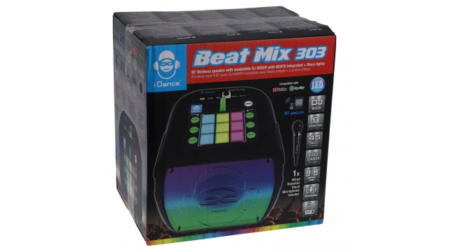 IDance Beat Mix 303 DJ Machine + Licht Zwart