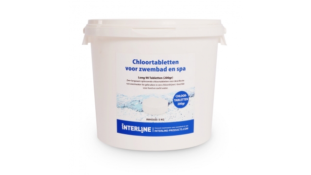 Interline Zwembad Long 90 200 Grams Chloortabletten 5 kg