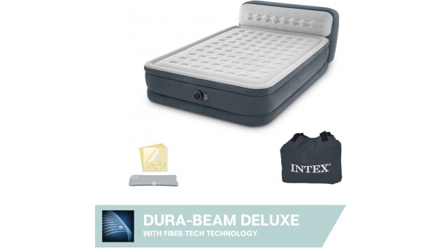 Intex 64448NP Dura-Beam Luchtbed 152x236x86 cm Grijs