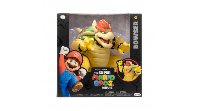 Jakks Super Mario Movie Figuur Vuurspuwende Bowser 18 cm