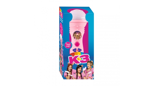 K3 De 3 Biggetjes Microfoon + Licht en Geluid Roze