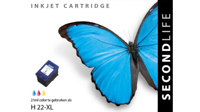Kangaro SL-11111018 Cartridge SecondLife HP 22 XL Kleur