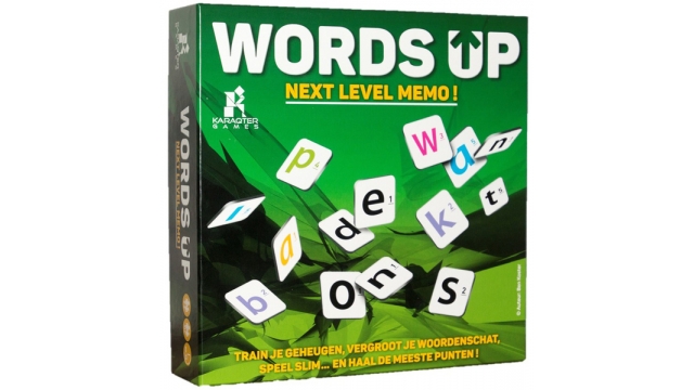 Kangaro KG-012019 Words Up Next Level Memo! Woordspel Van Karaqtergames