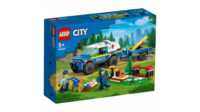 Lego City 60369 Mobiele Training voor Politiehonden