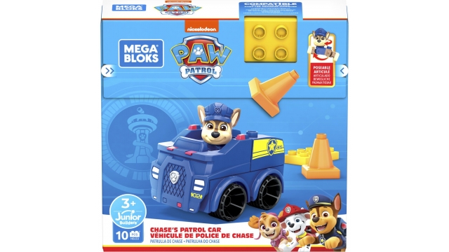 Mega Bloks Paw Patrol Chases Patrol Car