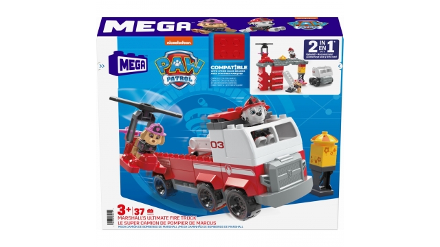 Mega Bloks Paw Patrol Marshall's Ultimate Fire Truck