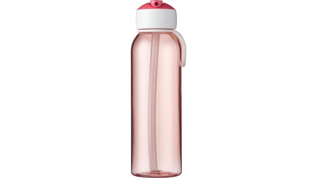 Mepal Campus Flip-Up Waterfles 500 ml Roze/Transparant