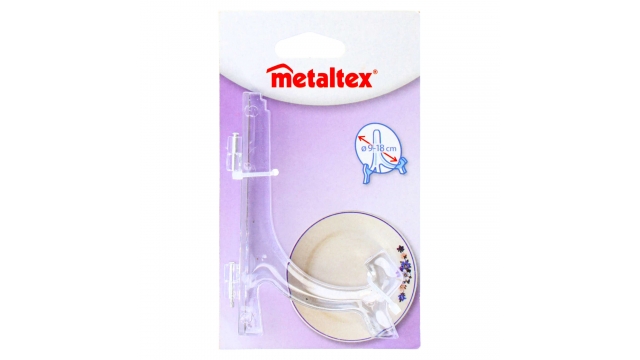 Metaltex Bordenhouder 9-18 cm Acryl/Transparant