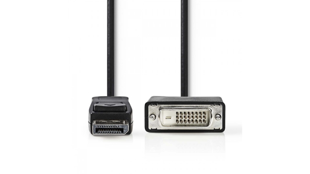 Nedis CCGP37200BK10 Displayport - Dvi-kabel Displayport Male - Dvi-d 24+1-pins Male 1,0 M Zwart