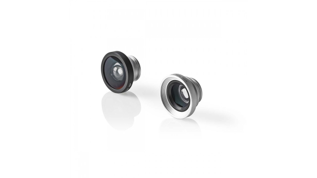 Nedis SMLK200 Opzetlens Voor Smartphone-camera 3-in-1 Macro / Groothoek & Fisheye Clip-on