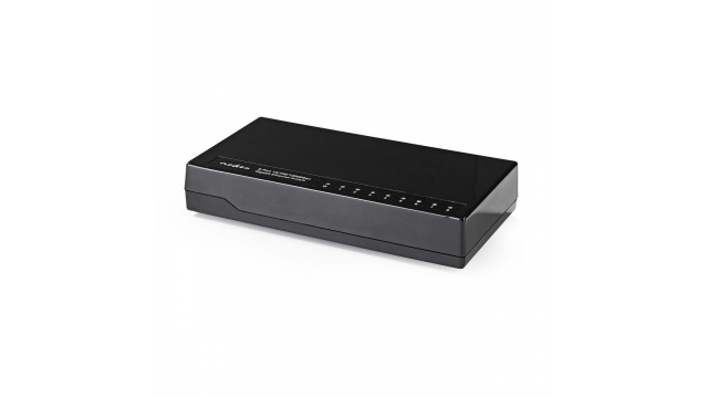 Nedis NSWH8P100BK Netwerkswitch 8 Poorten 1 Gbps Led-indicatielampjes