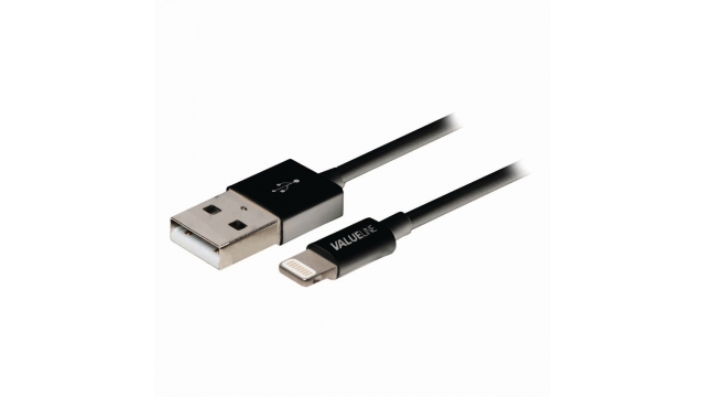 Nedis CCGB39300BK10 Sync And Charge-kabel Apple Lightning - Usb-a Male 1,0 M Zwart