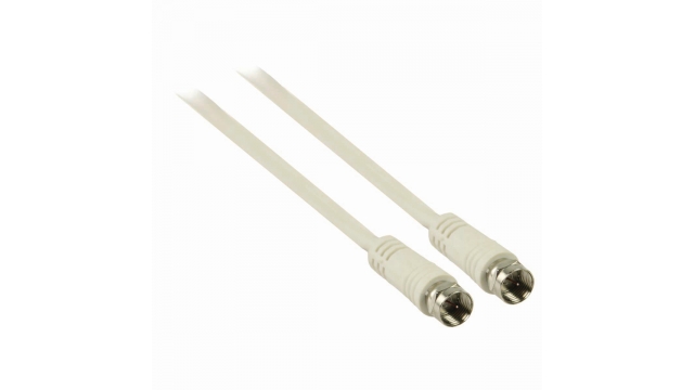 Nedis CSGB41000WT30 Satelliet- En Antennekabel F Male - F Male 3,0 M Wit
