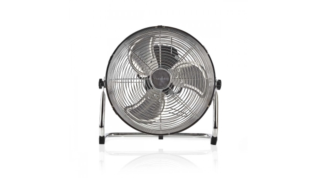 Nedis FNFL10CCR30 Vloerventilator Diameter 30 Cm 3 Snelheden Chroom