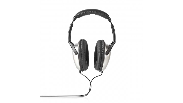 Nedis HPWD1201BK Over-ear Koptelefoon Bedraad 6,00 M Zilver/zwart