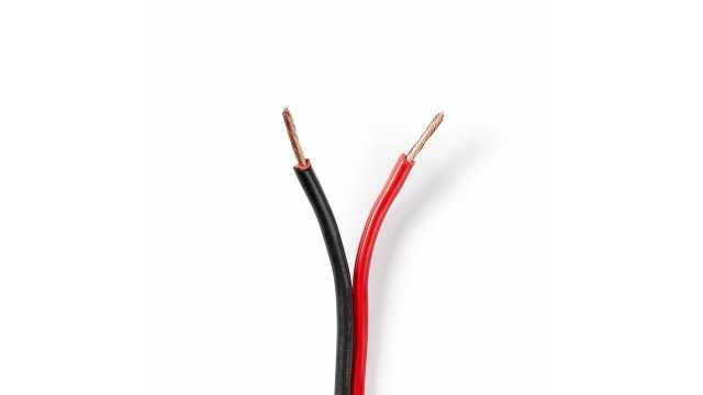 Nedis CAGW1500BK1000 Speaker-kabel 2x 1,50 Mm2 100 M Folieverpakking Zwart/rood