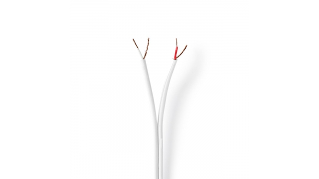 Nedis CAGW2400WT1000 Rca Cable 2x 0.15 Mm2 100 M Folieverpakking Wit