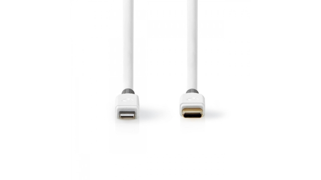 Nedis CCBW39650WT10 Apple Lightning-kabel Apple Lightning 8-pins Male - Usb-c 1,00 M Wit