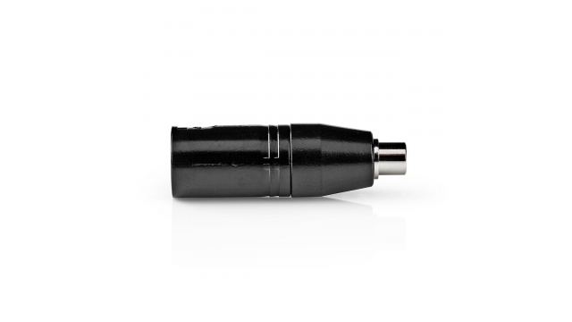 Nedis COTP15930BK Xlr-adapter Xlr 3-pins Male - Rca Female 1 St Metaal