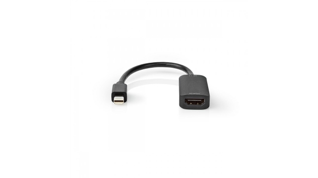 Nedis CCGB37654BK02 Mini-displayport - Hdmi™-kabel Mini-displayport Male - Hdmi™-uitgang 0,2 M Zwart